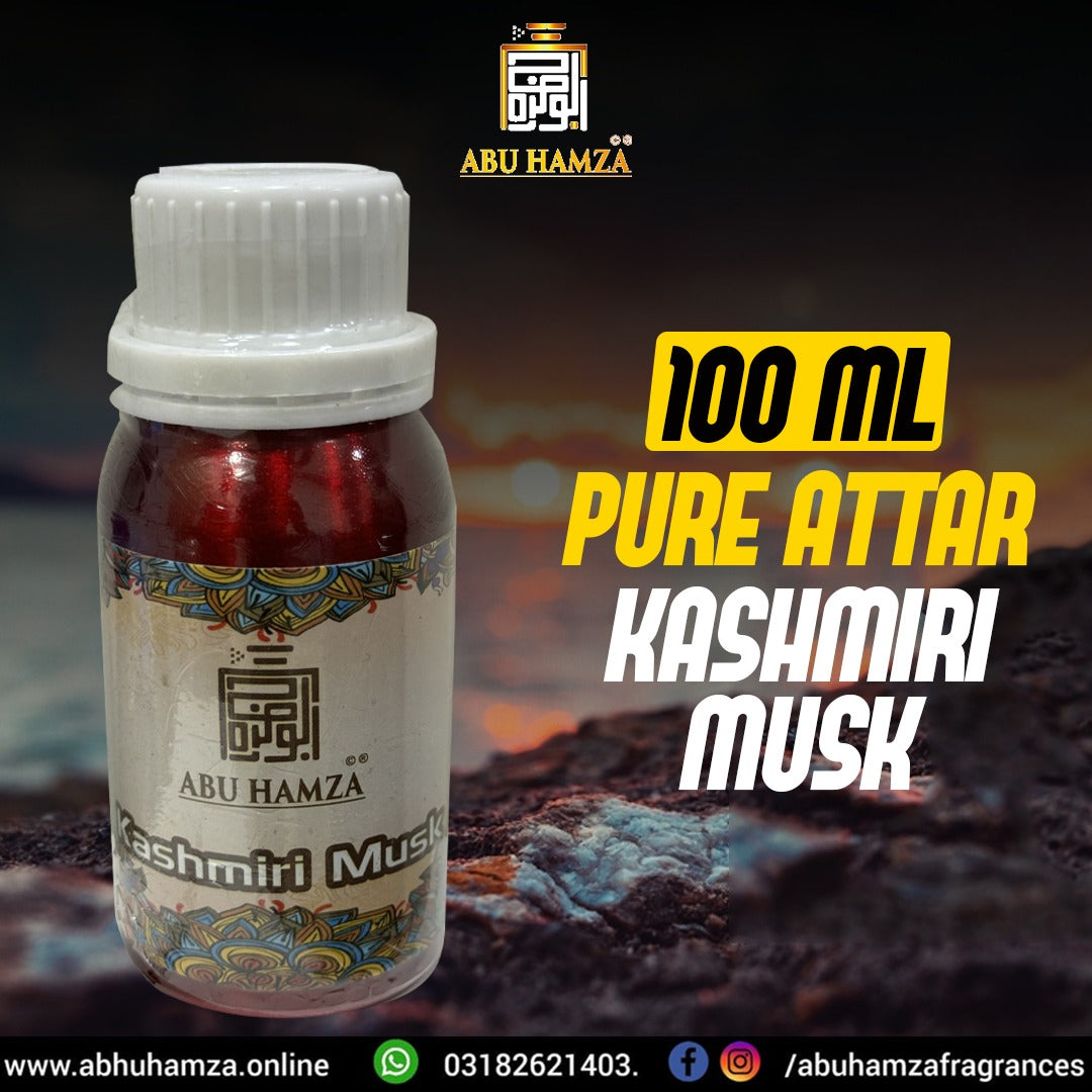 100ML PURE ITTAR KASHMIRI MUSK BY ABU HAMZA