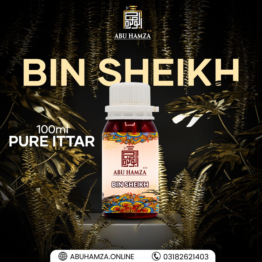 100ML PURE ITTAR BIN SHAIKH BY ABU HAMZA